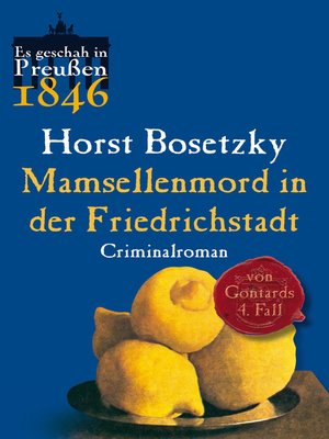 cover image of Mamsellenmord in der Friedrichstadt